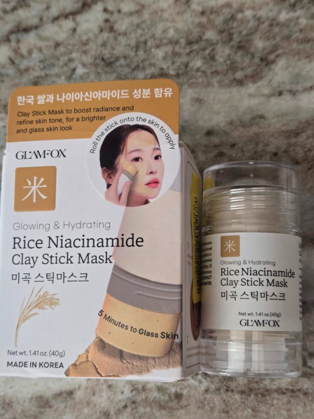 NIB GLAMFOX Clay Stick mask